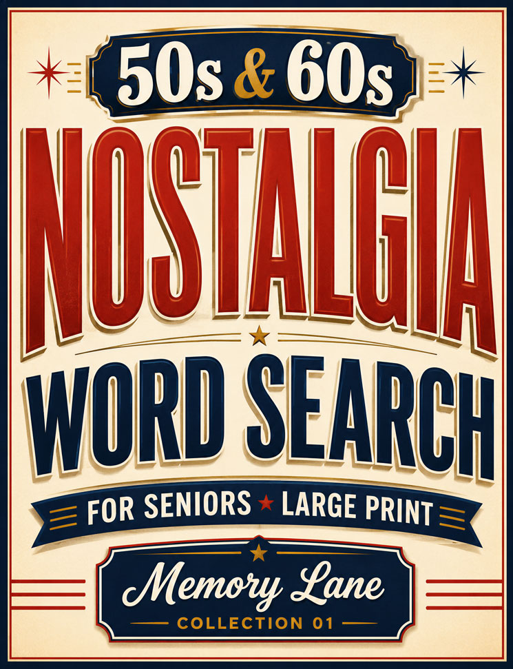 Memory Lane Word Search Cover
